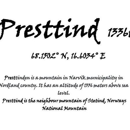 Presttind - Studio Apartment With Free Parking Narvik Kültér fotó