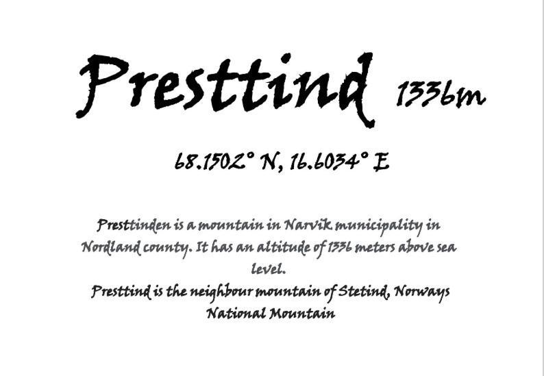 Presttind - Studio Apartment With Free Parking Narvik Kültér fotó
